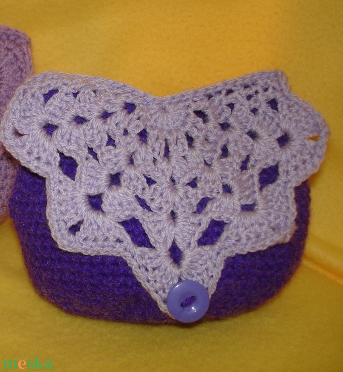 Kozmetikai táska neszesszer horgolt - táska & tok - neszesszer - Meska.hu