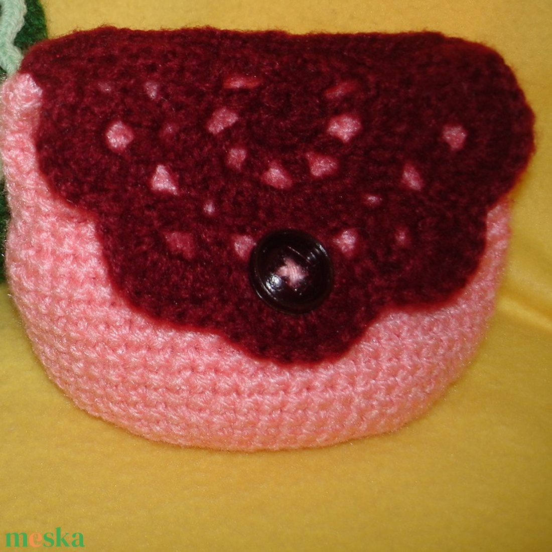 Kozmetikai táska neszesszer horgolt - táska & tok - neszesszer - Meska.hu