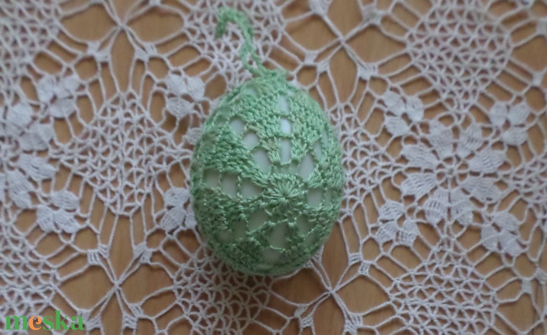 Húsvét horgolt tojás 6 cm - otthon & életmód - dekoráció - asztal és polc dekoráció - asztaldísz - Meska.hu