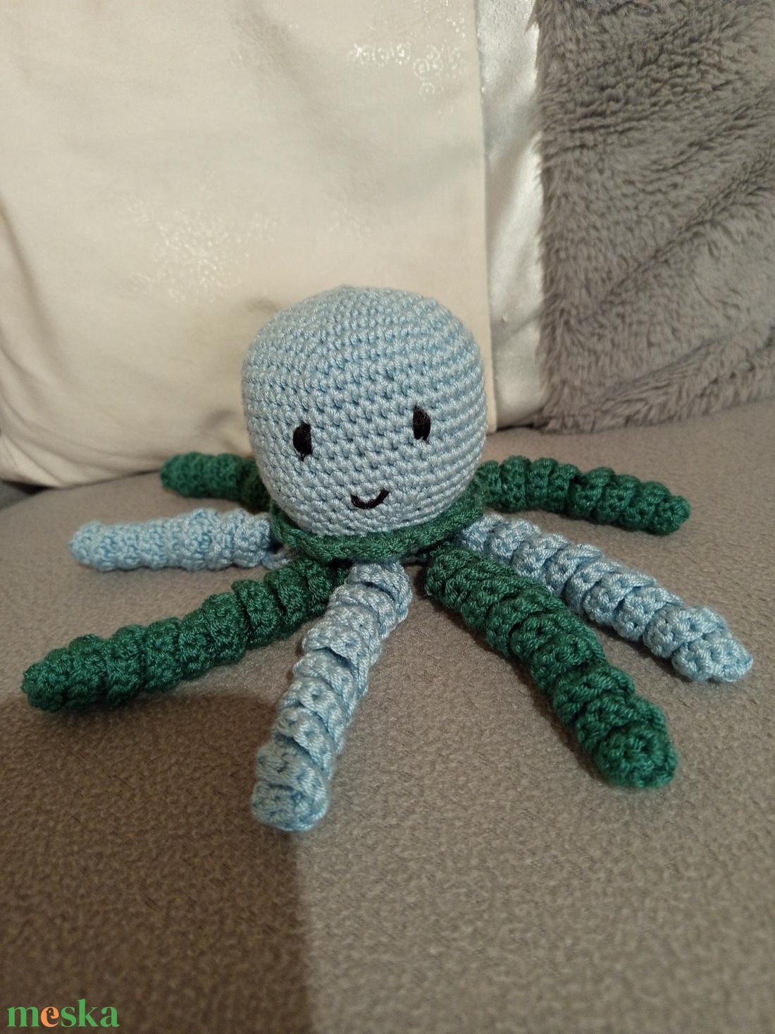 Amigurumi polip - játék & sport - plüssállat & játékfigura - polip - Meska.hu