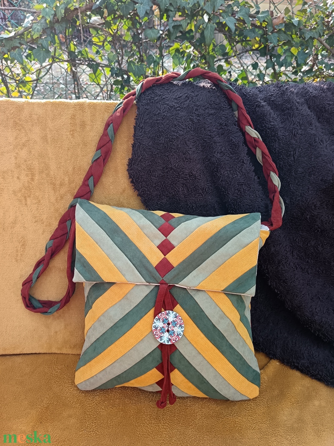 Ősz - táska & tok - kézitáska & válltáska - vállon átvethető táska - Meska.hu