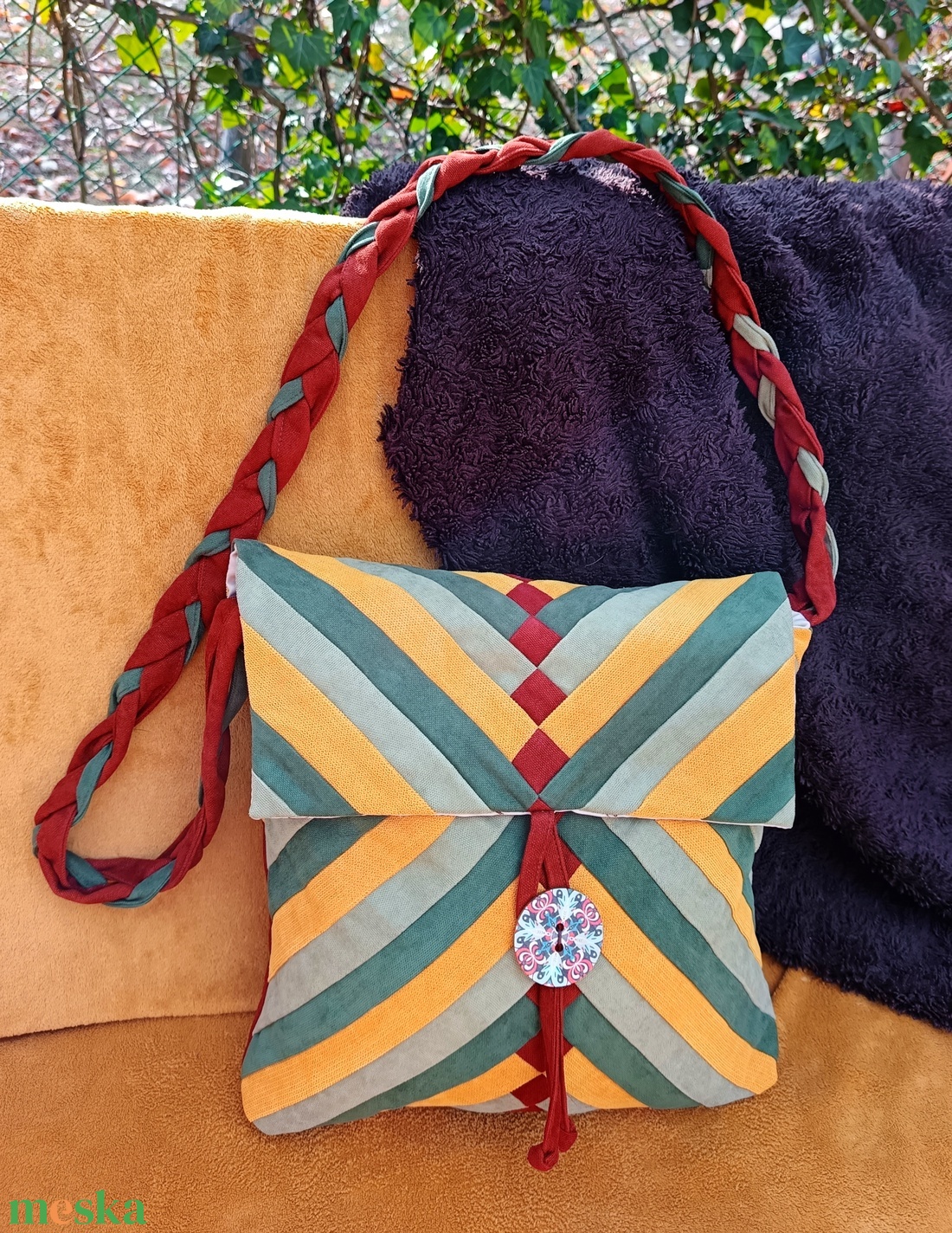 Ősz - táska & tok - kézitáska & válltáska - vállon átvethető táska - Meska.hu