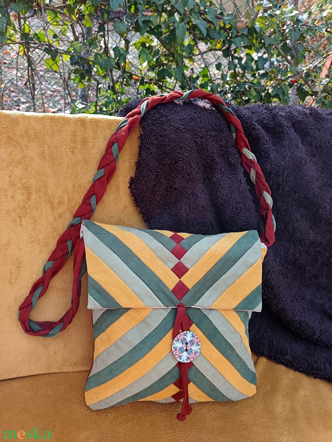 Ősz - táska & tok - kézitáska & válltáska - vállon átvethető táska - Meska.hu