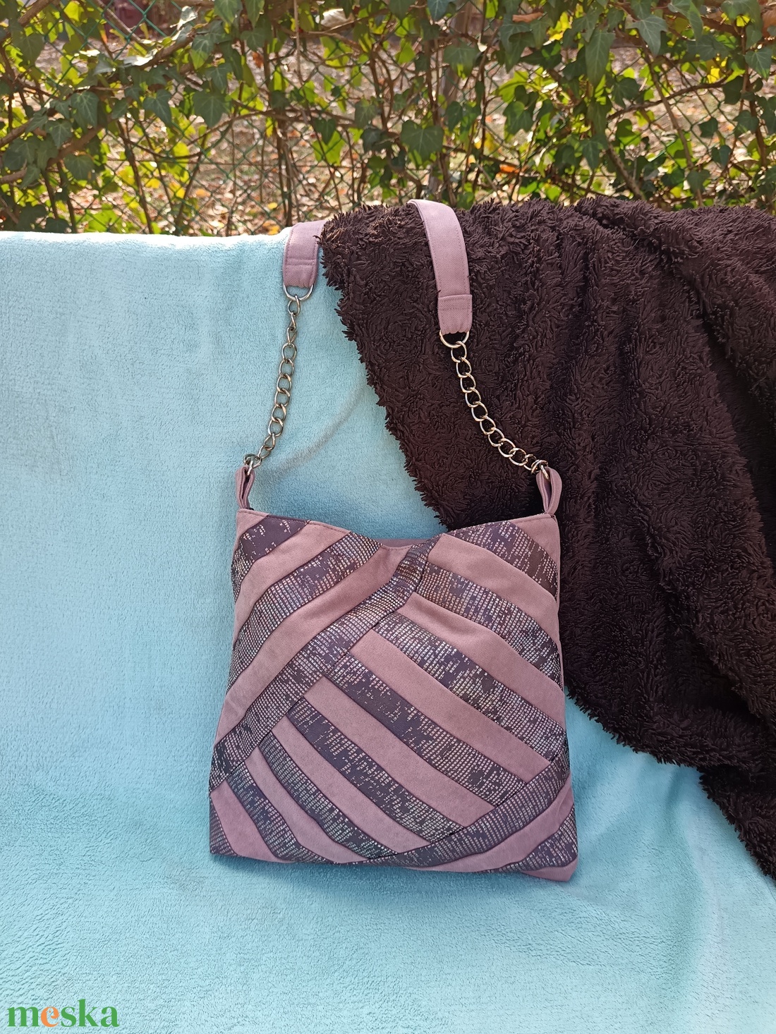 Ragyogó pasztell - táska & tok - kézitáska & válltáska - vállon átvethető táska - Meska.hu