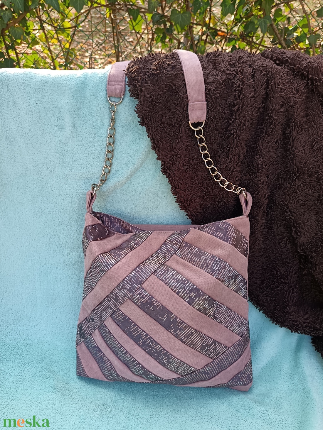 Ragyogó pasztell - táska & tok - kézitáska & válltáska - vállon átvethető táska - Meska.hu