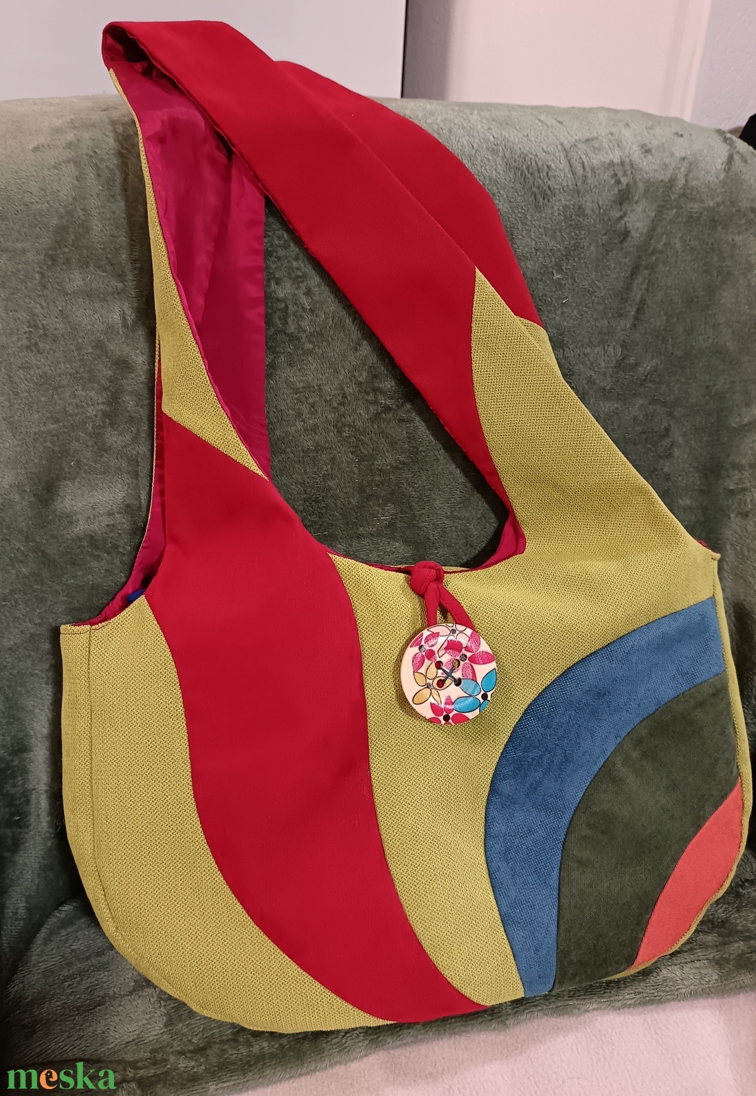 Hullámok - táska & tok - kézitáska & válltáska - válltáska - Meska.hu