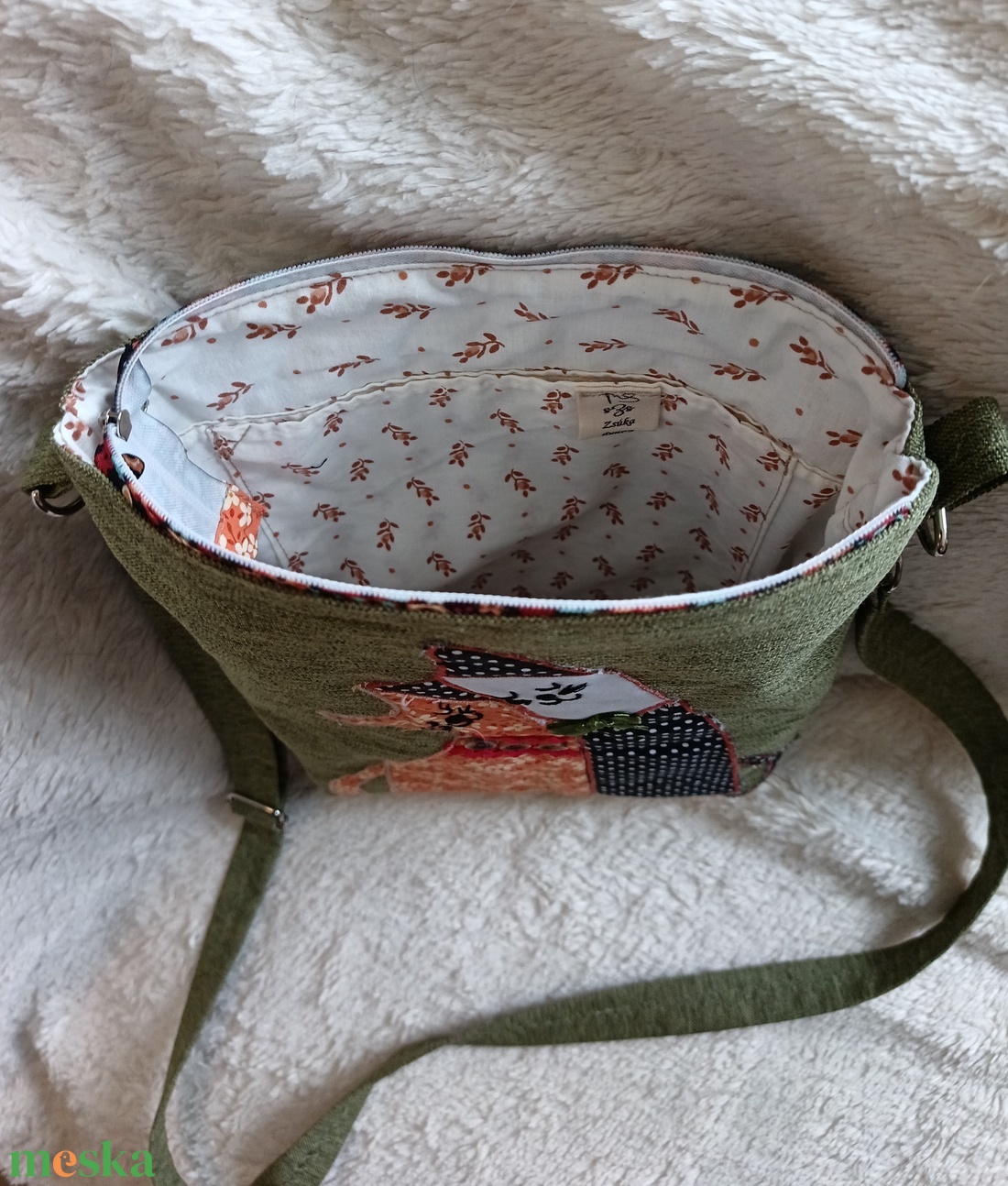 Szerelmes cicák - táska & tok - kézitáska & válltáska - vállon átvethető táska - Meska.hu