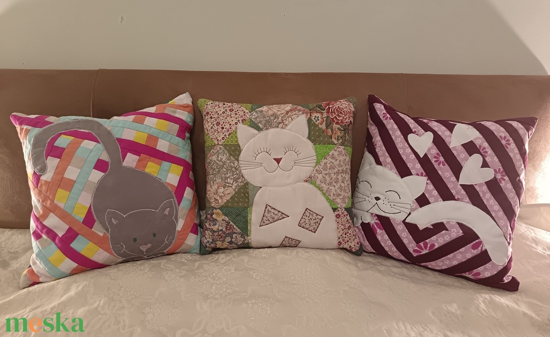 Cicás díszpárna kollekció  - otthon & életmód - lakástextil - párna & párnahuzat - díszpárna (belsővel együtt) - Meska.hu