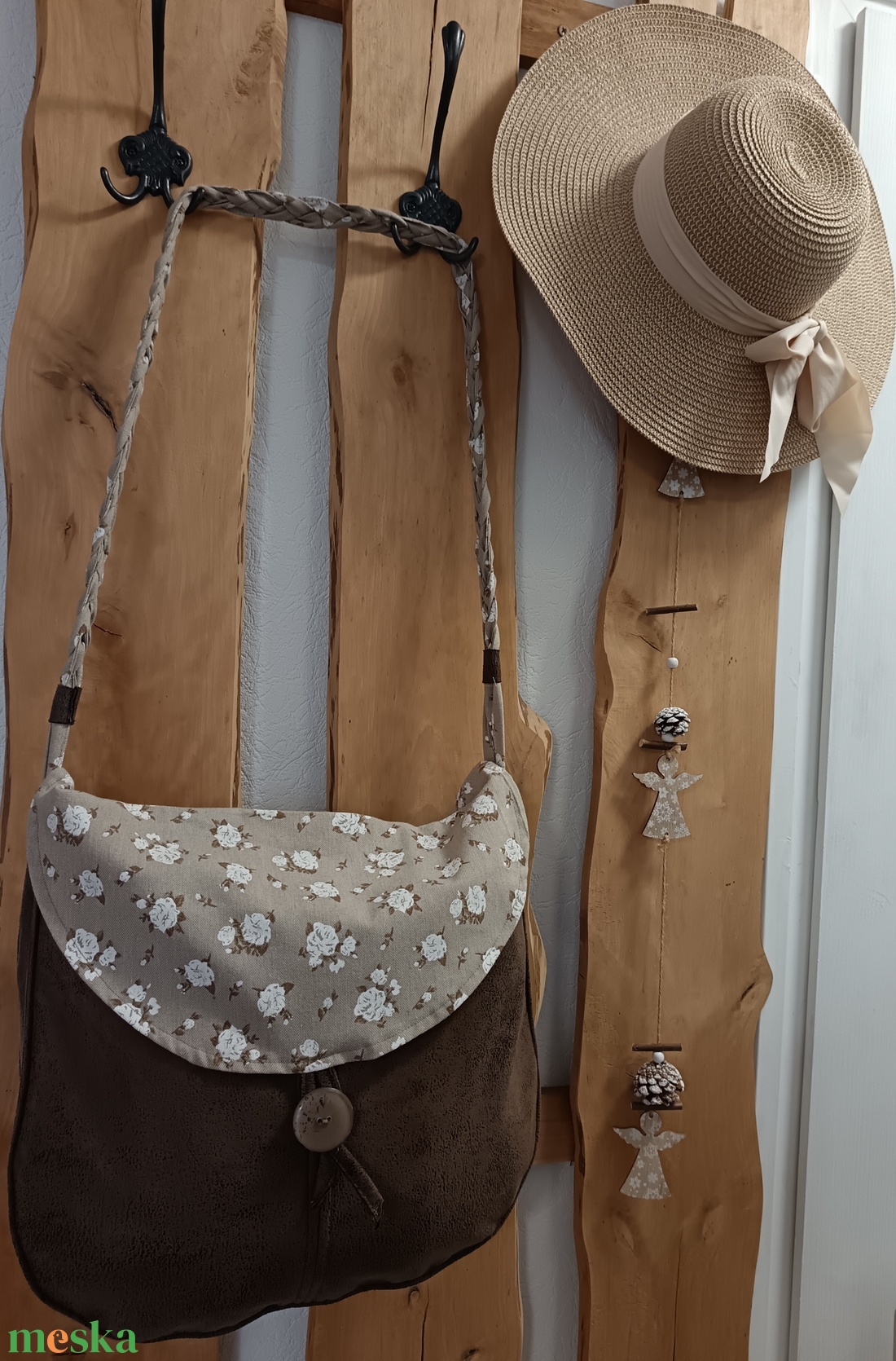 Fonott tarisznya - táska & tok - kézitáska & válltáska - tarisznya - Meska.hu