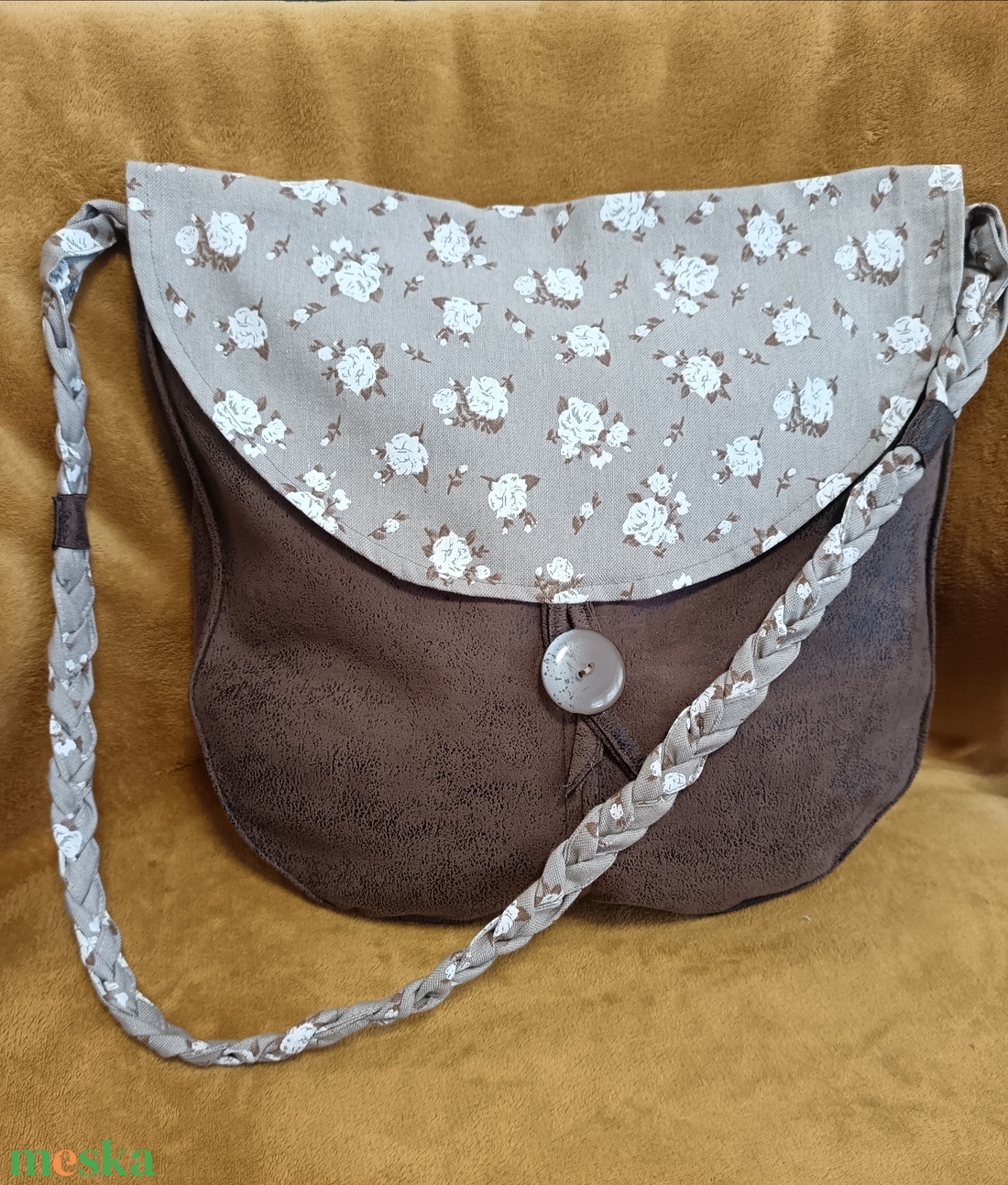 Fonott tarisznya - táska & tok - kézitáska & válltáska - tarisznya - Meska.hu