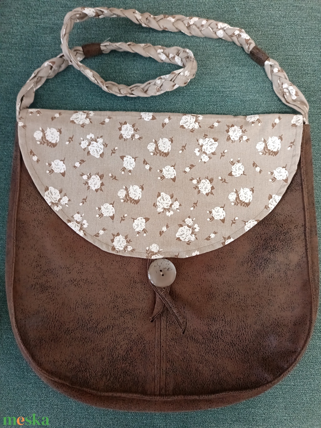 Fonott tarisznya - táska & tok - kézitáska & válltáska - tarisznya - Meska.hu