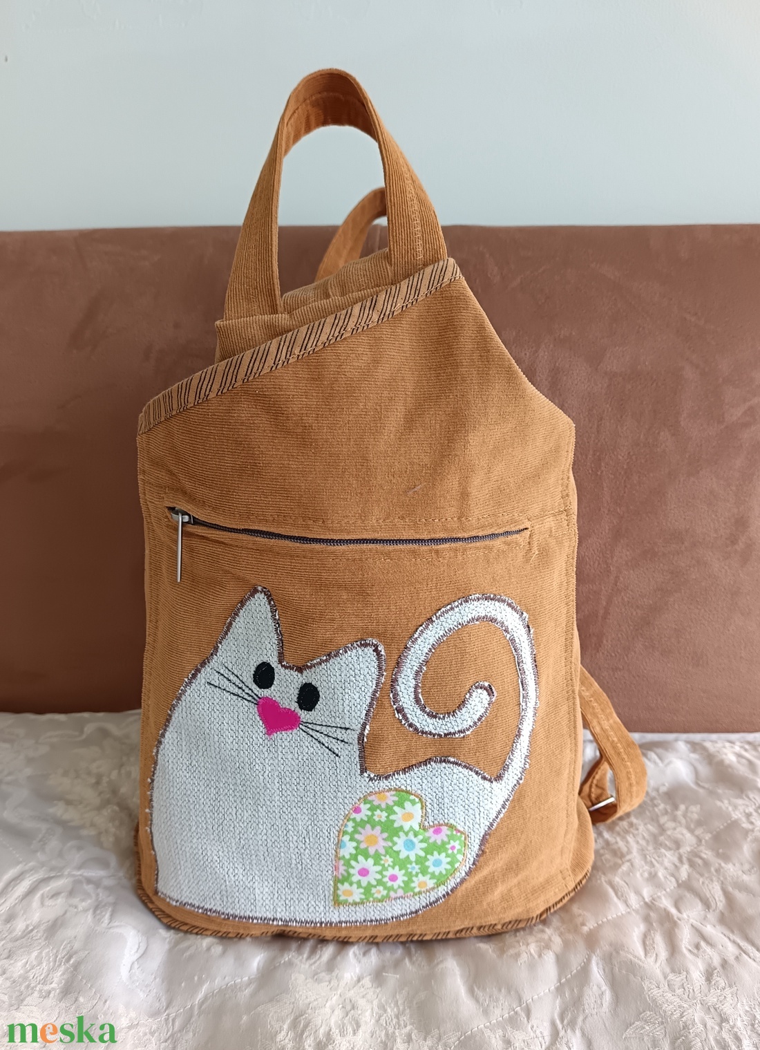 Dagi cica (hátizsák) - táska & tok - hátizsák - hátizsák - Meska.hu