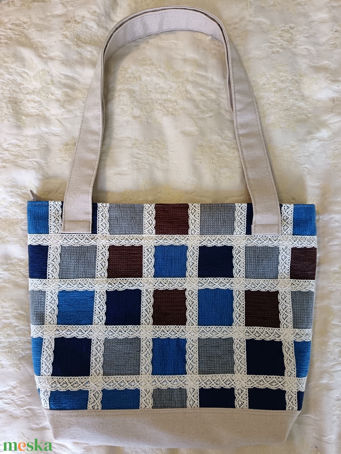 Kékség - táska & tok - kézitáska & válltáska - válltáska - Meska.hu