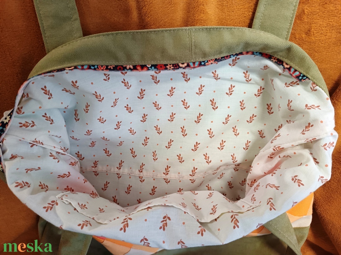 Zöld és narancssárga (válltáska) - táska & tok - kézitáska & válltáska - válltáska - Meska.hu