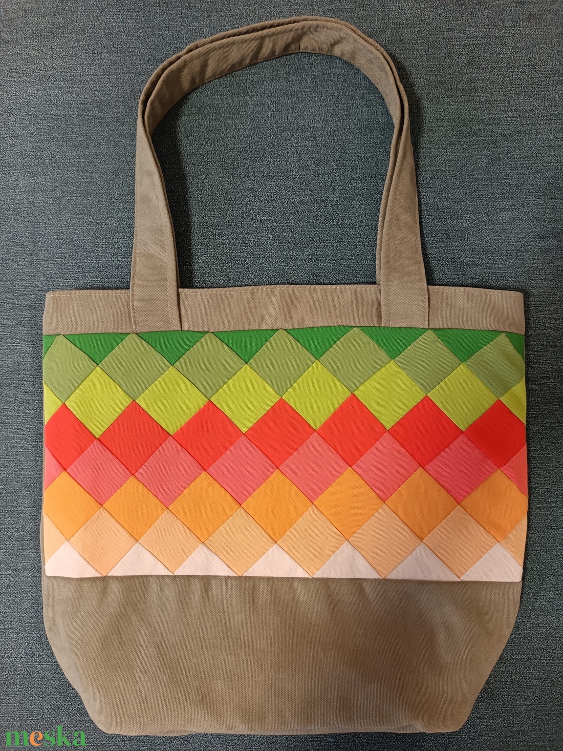 Zöld és narancssárga (válltáska) - táska & tok - kézitáska & válltáska - válltáska - Meska.hu