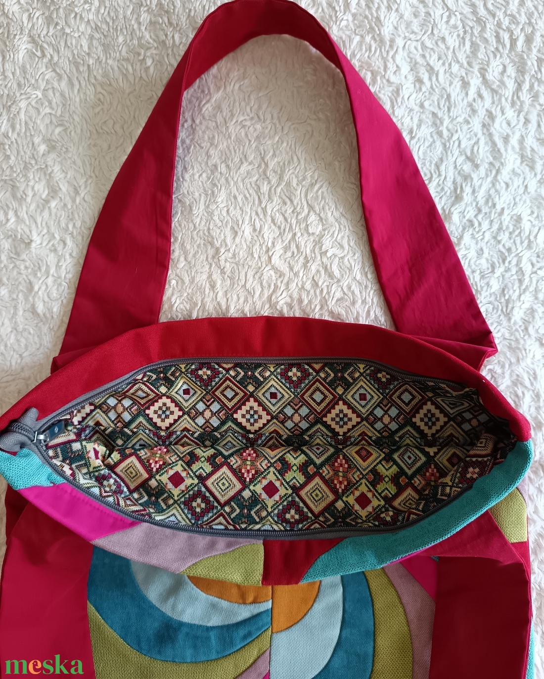 Szivárvány (válltáska) - táska & tok - kézitáska & válltáska - válltáska - Meska.hu