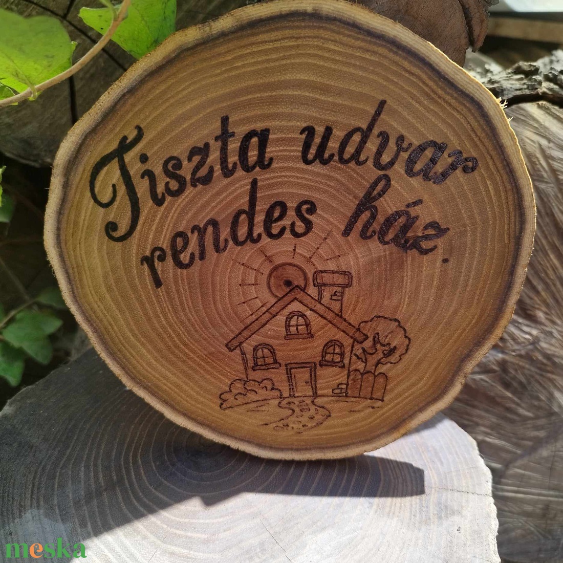Tiszta udvar, rendes ház fa tábla - otthon & életmód - ház & kert - házszám - Meska.hu Tiszta udvar, rendes ház fa tábla - otthon & életmód - ház & kert - házszám - Meska.hu
