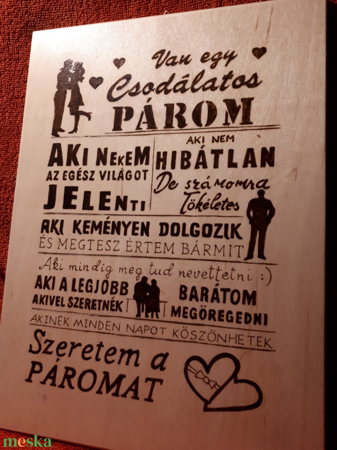 A szerelem jegyében, Valentin napi táblácska - otthon & életmód - dekoráció - kép & falikép - táblakép - Meska.hu A szerelem jegyében, Valentin napi táblácska - otthon & életmód - dekoráció - kép & falikép - táblakép - Meska.hu