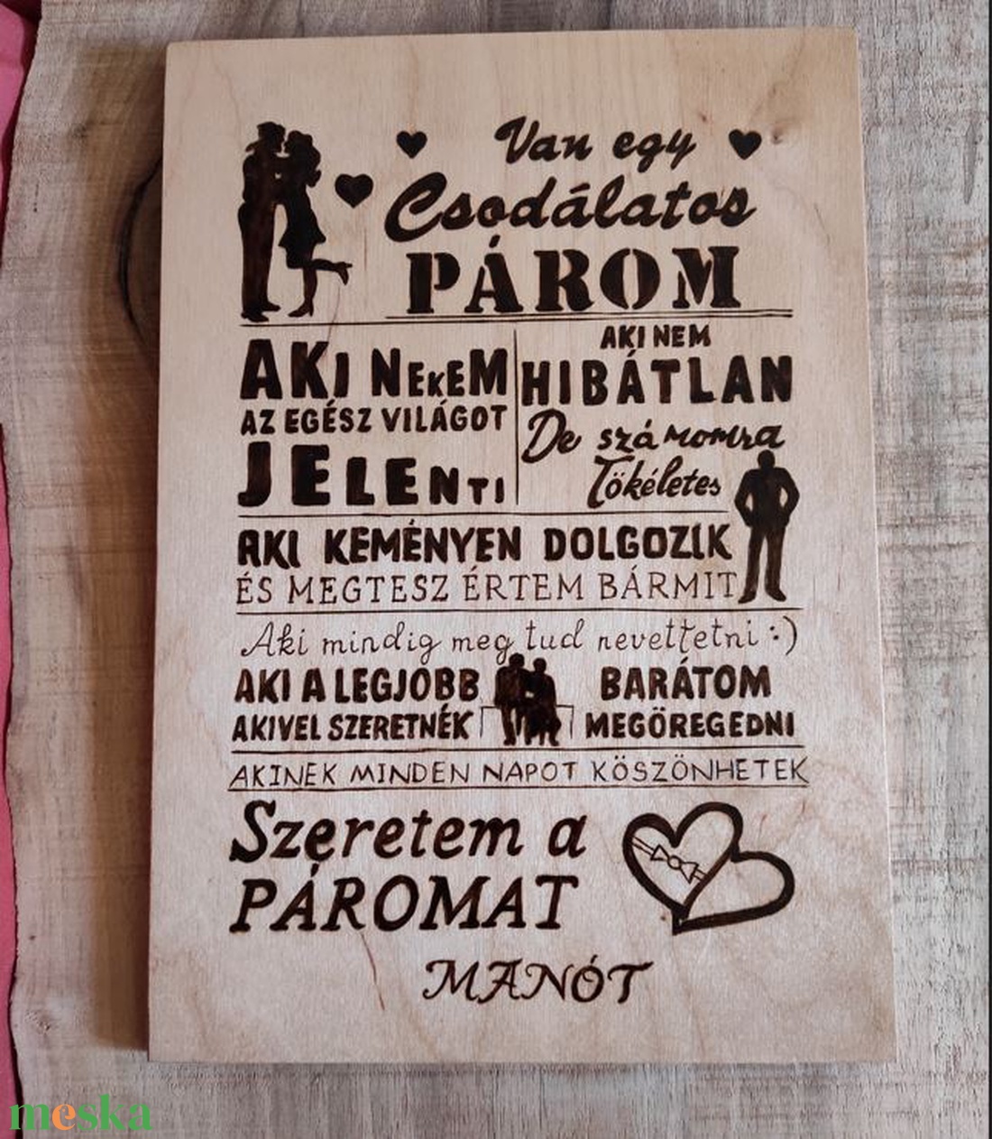 A szerelem jegyében, Valentin napi táblácska - otthon & életmód - dekoráció - kép & falikép - táblakép - Meska.hu A szerelem jegyében, Valentin napi táblácska - otthon & életmód - dekoráció - kép & falikép - táblakép - Meska.hu