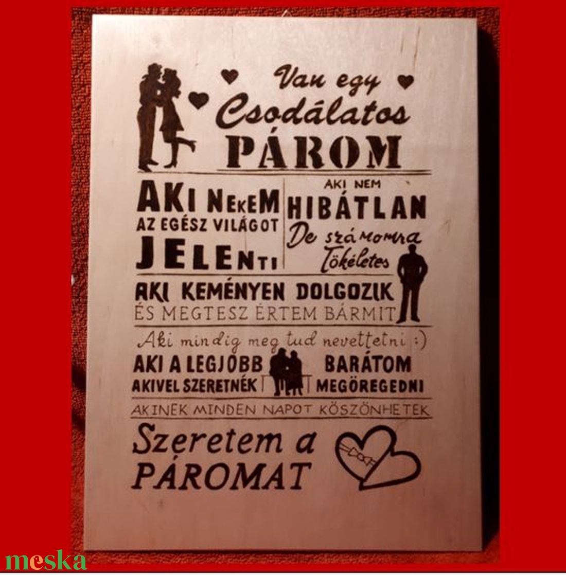 A szerelem jegyében, Valentin napi táblácska - otthon & életmód - dekoráció - kép & falikép - táblakép - Meska.hu A szerelem jegyében, Valentin napi táblácska - otthon & életmód - dekoráció - kép & falikép - táblakép - Meska.hu