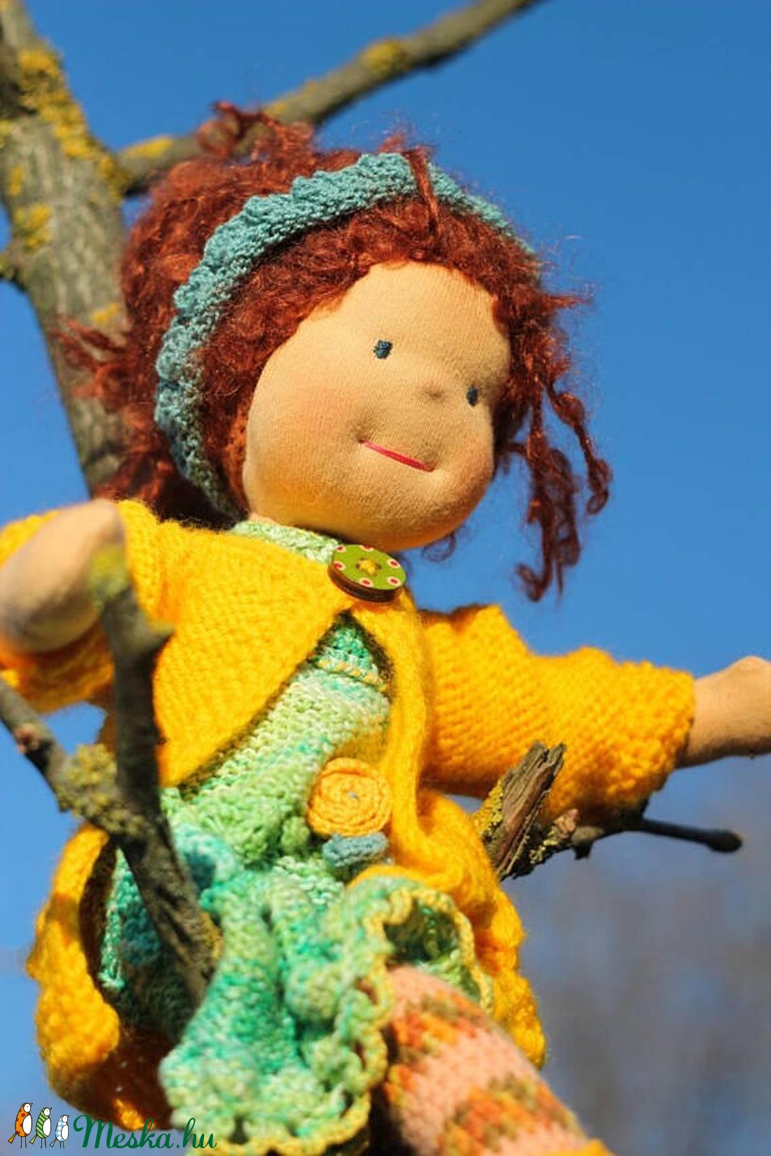 Waldorf jellegű kézműves baba -  - Meska.hu