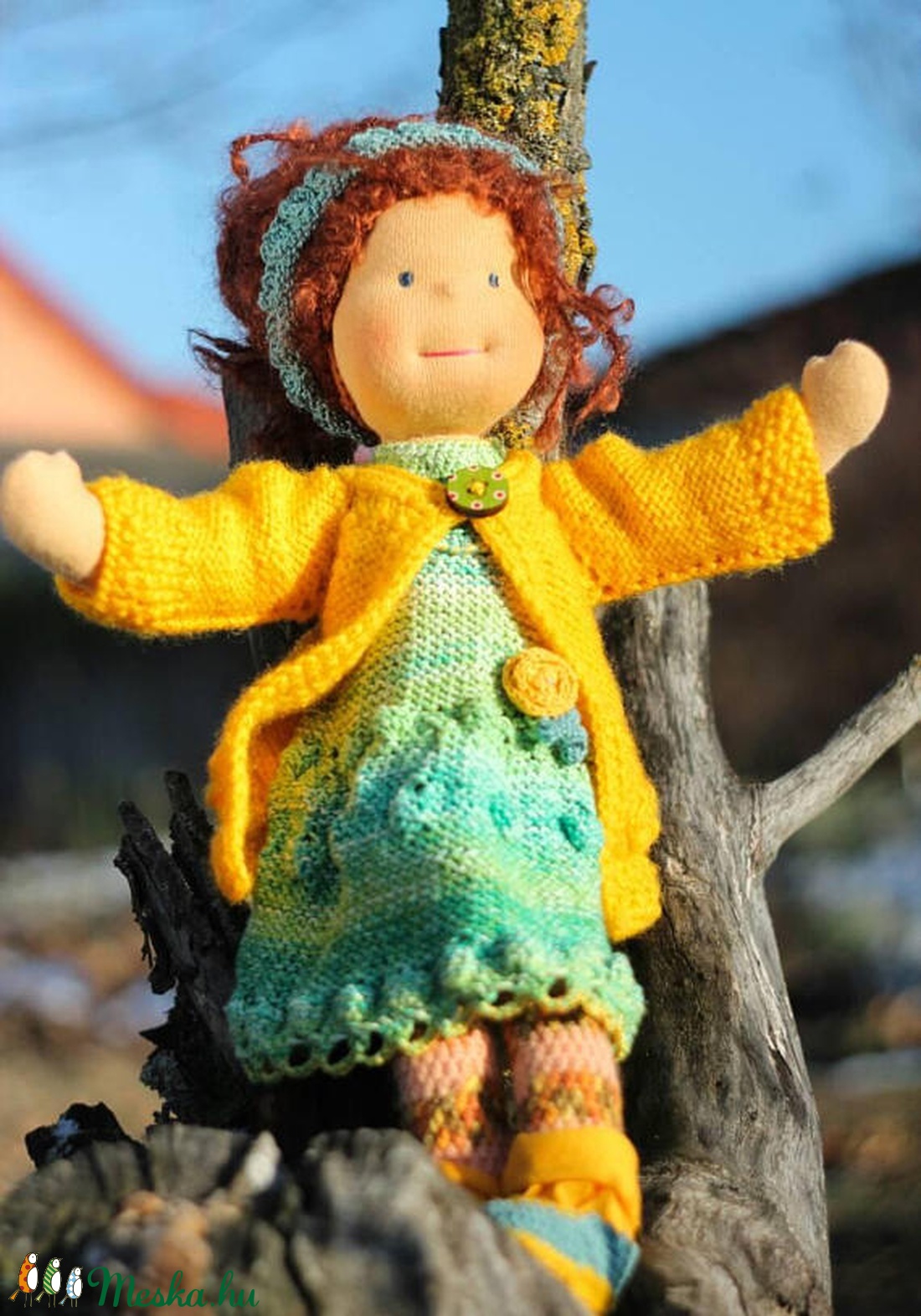 Waldorf jellegű kézműves baba -  - Meska.hu