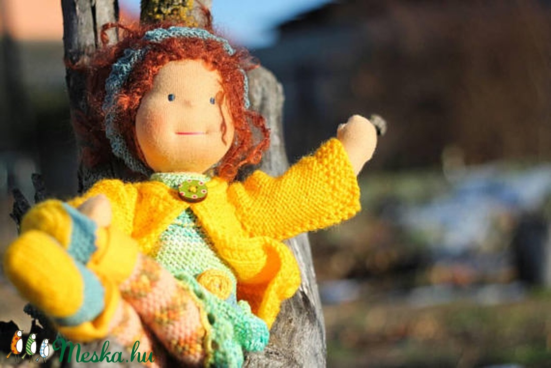 Waldorf jellegű kézműves baba -  - Meska.hu