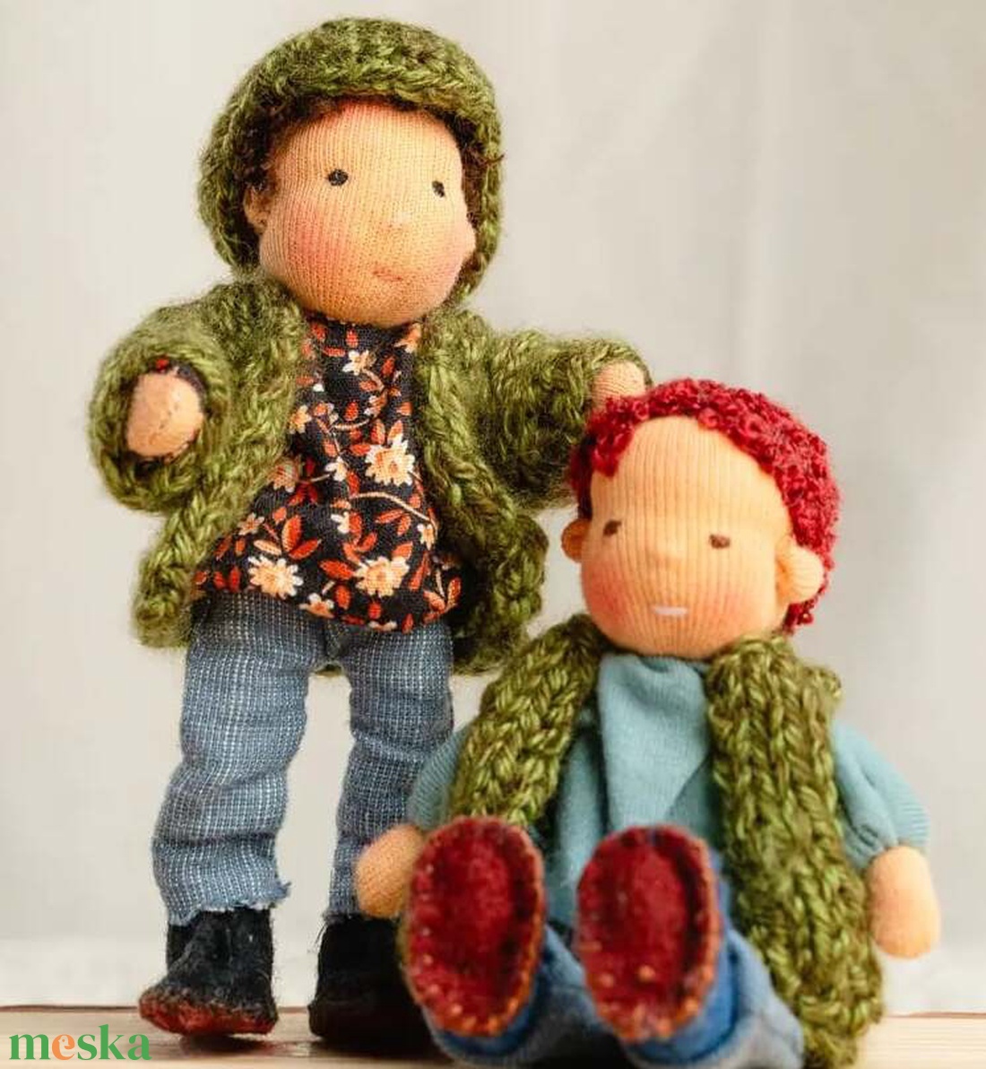 Babaházas babacsalád - játék & sport - baba & babaház - öltöztethető baba - Meska.hu