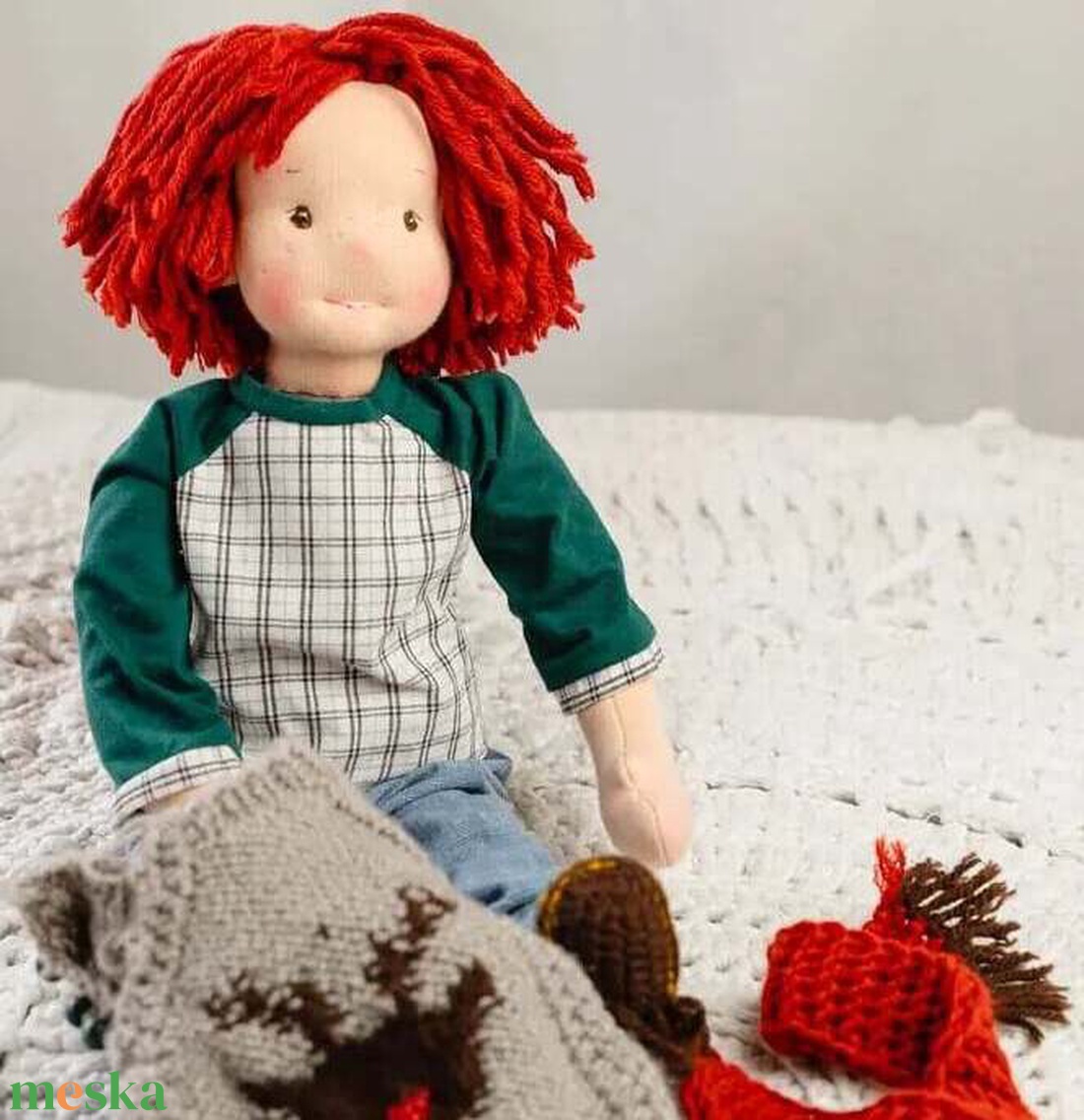 Fiú baba  - játék & sport - baba & babaház - öltöztethető baba - Meska.hu