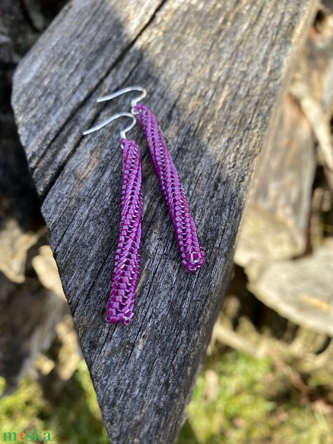Zsuwel Magenta SPIRÁL (mini)fülbevaló - ékszer - fülbevaló - lógó fülbevaló - Meska.hu Zsuwel Magenta SPIRÁL (mini)fülbevaló - ékszer - fülbevaló - lógó fülbevaló - Meska.hu