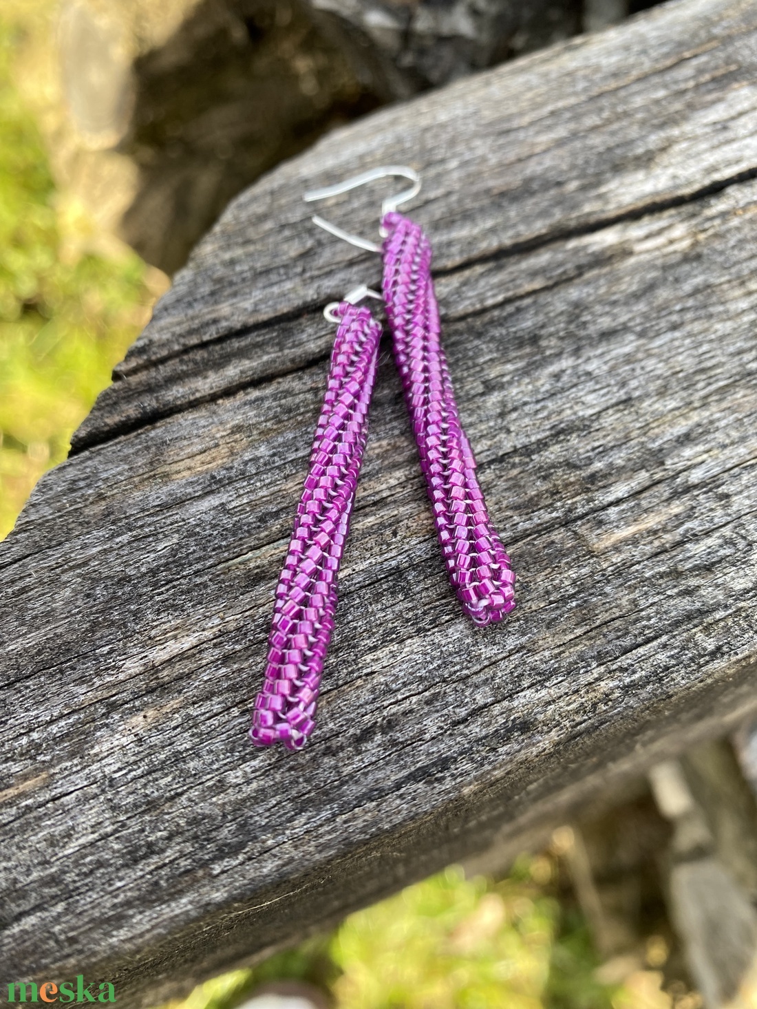 Zsuwel Magenta SPIRÁL (mini)fülbevaló - ékszer - fülbevaló - lógó fülbevaló - Meska.hu Zsuwel Magenta SPIRÁL (mini)fülbevaló - ékszer - fülbevaló - lógó fülbevaló - Meska.hu