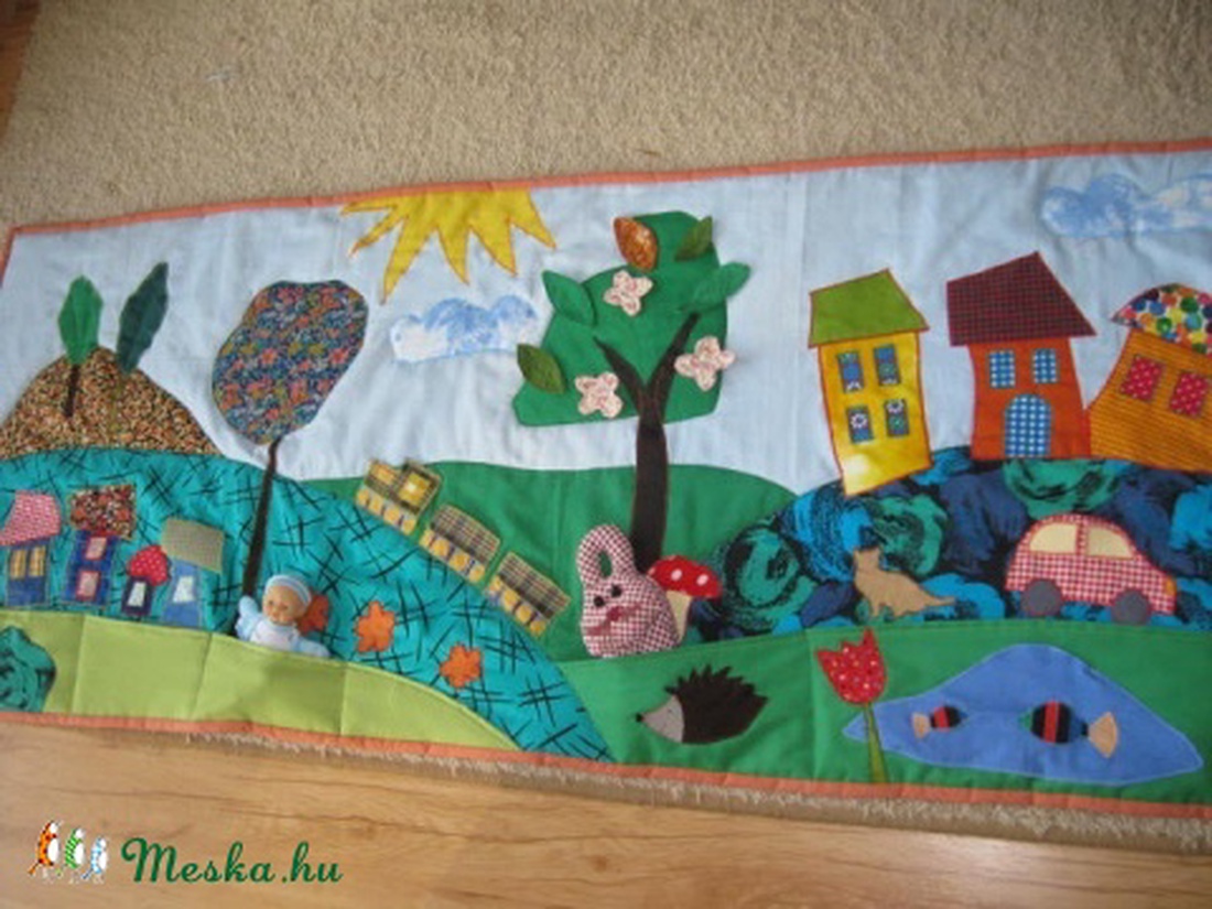 Interaktív , zsebes falvédő gyerekszobába -  - Meska.hu