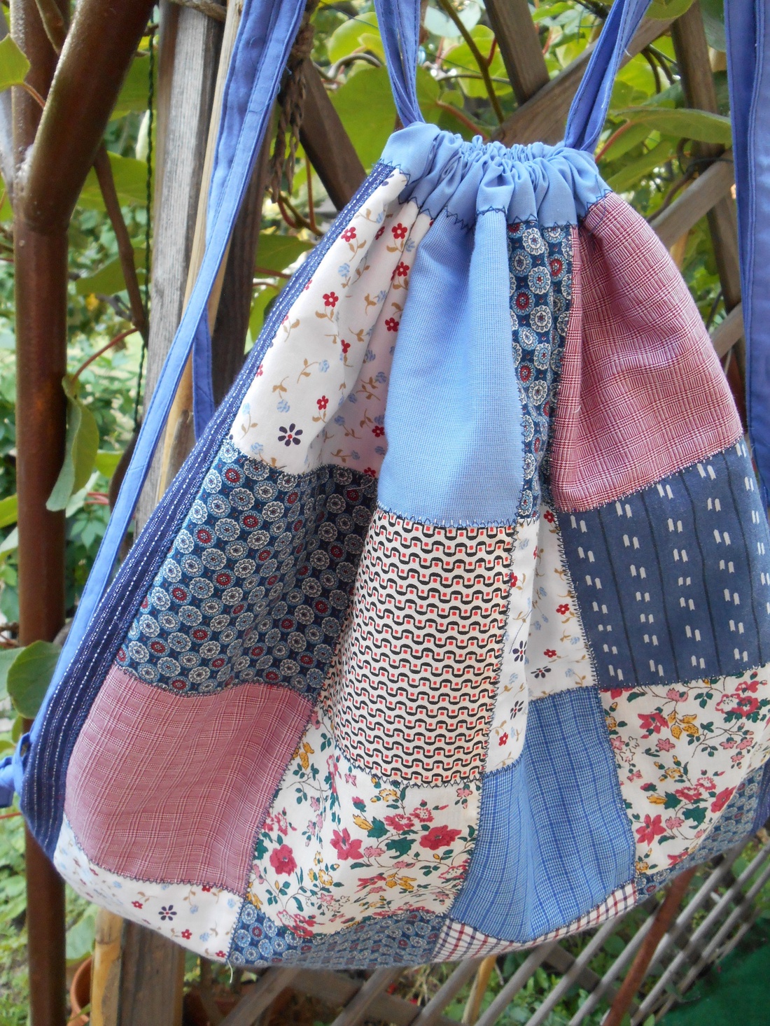 Patchwork hátizsák / tornazsák / hátitáska -  - Meska.hu