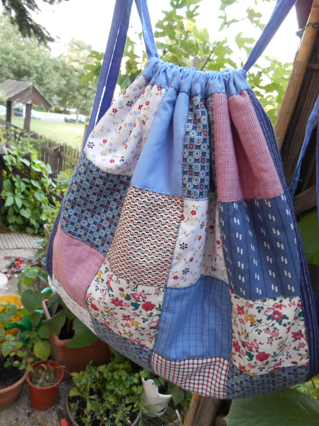 Patchwork hátizsák / tornazsák / hátitáska -  - Meska.hu