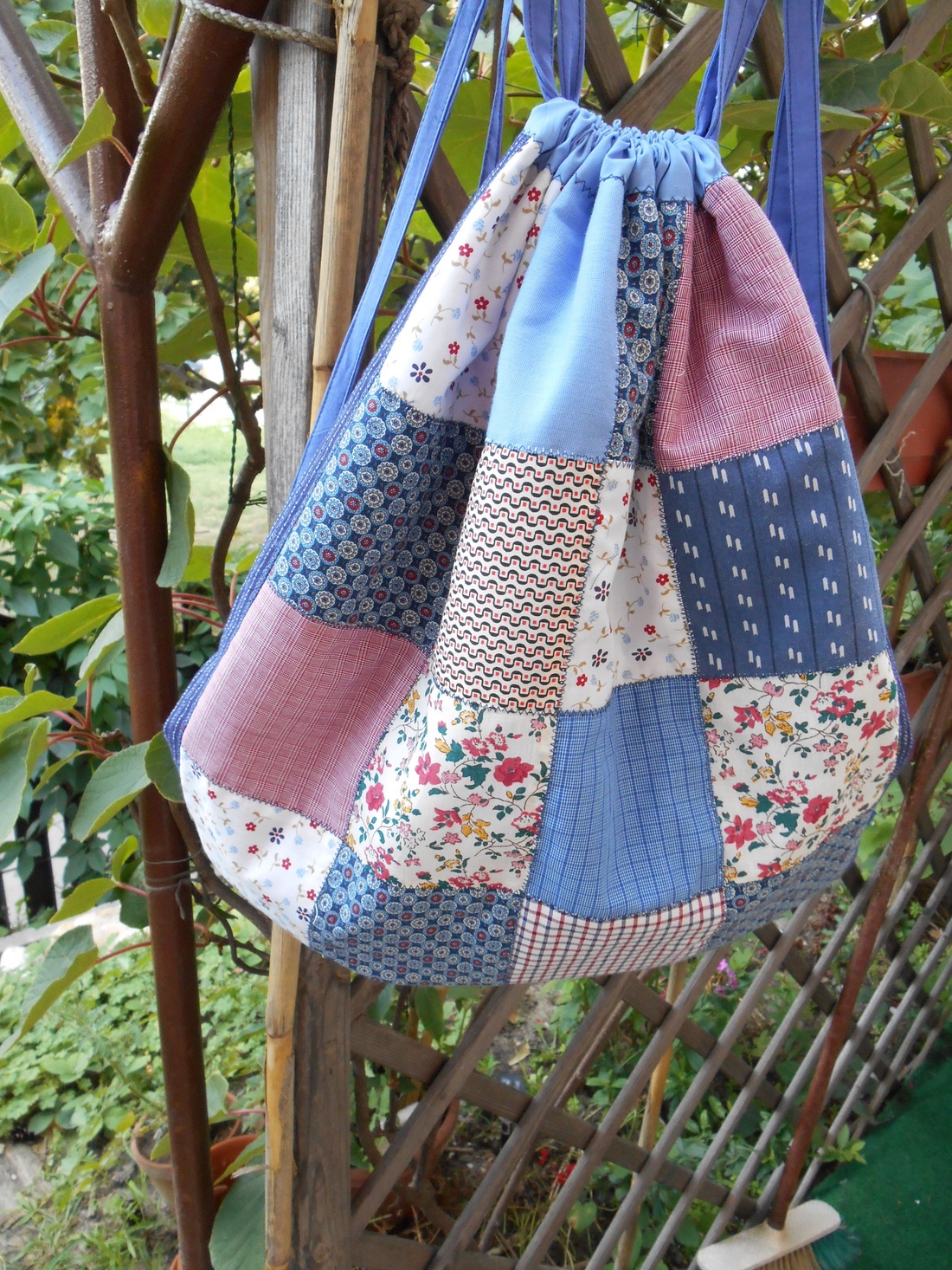 Patchwork hátizsák / tornazsák / hátitáska -  - Meska.hu