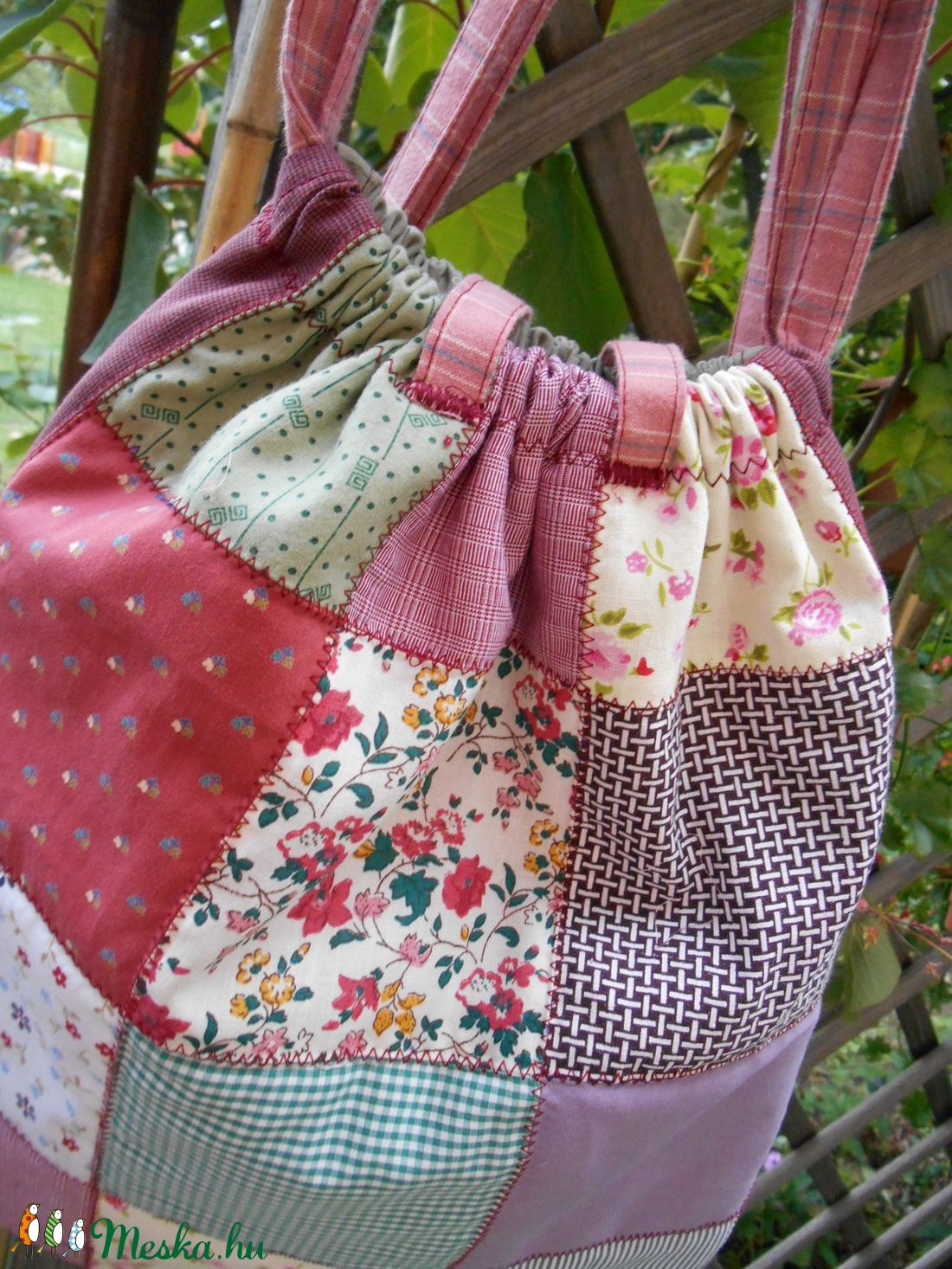 Okos táska /hátitáska/ patchwork táska -  - Meska.hu