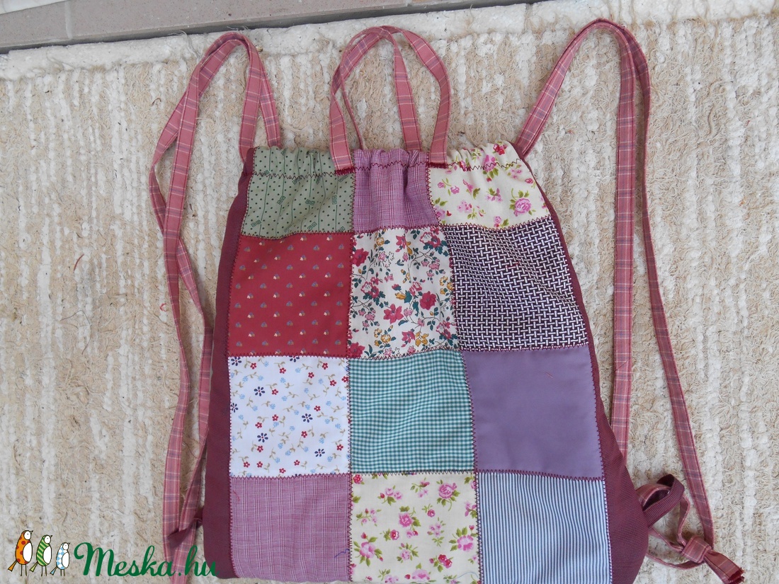 Okos táska /hátitáska/ patchwork táska -  - Meska.hu