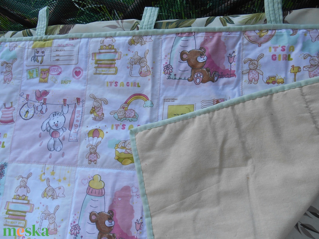 Falvédő gyerekszobába/babamintás falvédő/falvédő kislányoknak - otthon & életmód - babaszoba, gyerekszoba - Meska.hu