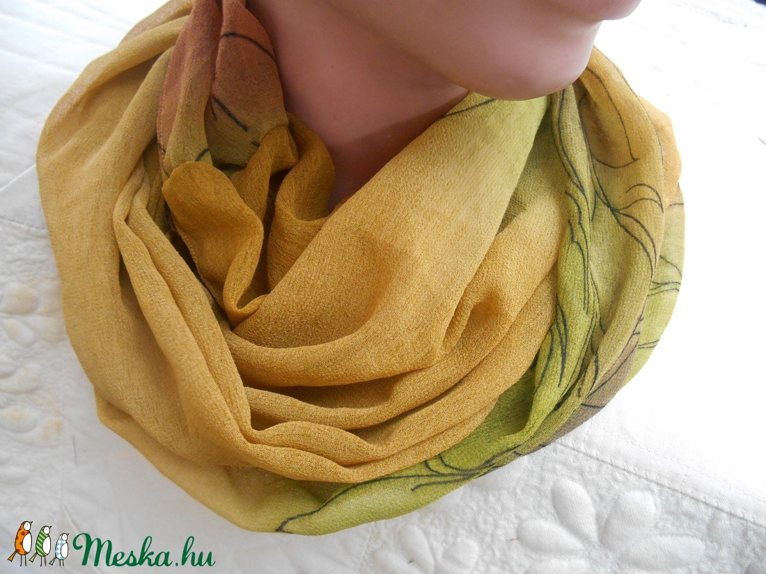 Muszlin sál - ruha & divat - sál, sapka, kendő - sál - Meska.hu