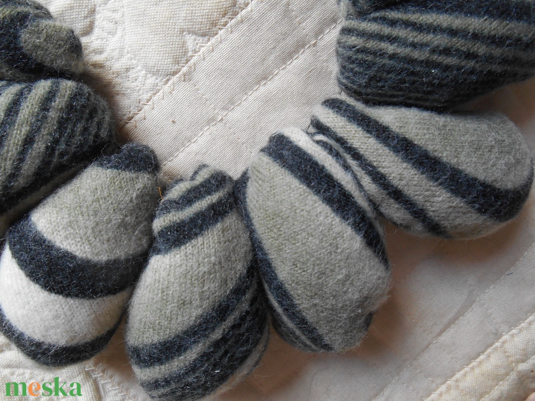 Kavicsos nyaklánc/ Textilnyaklánc /textli nyakék - ékszer - nyaklánc - medálos nyaklánc - Meska.hu