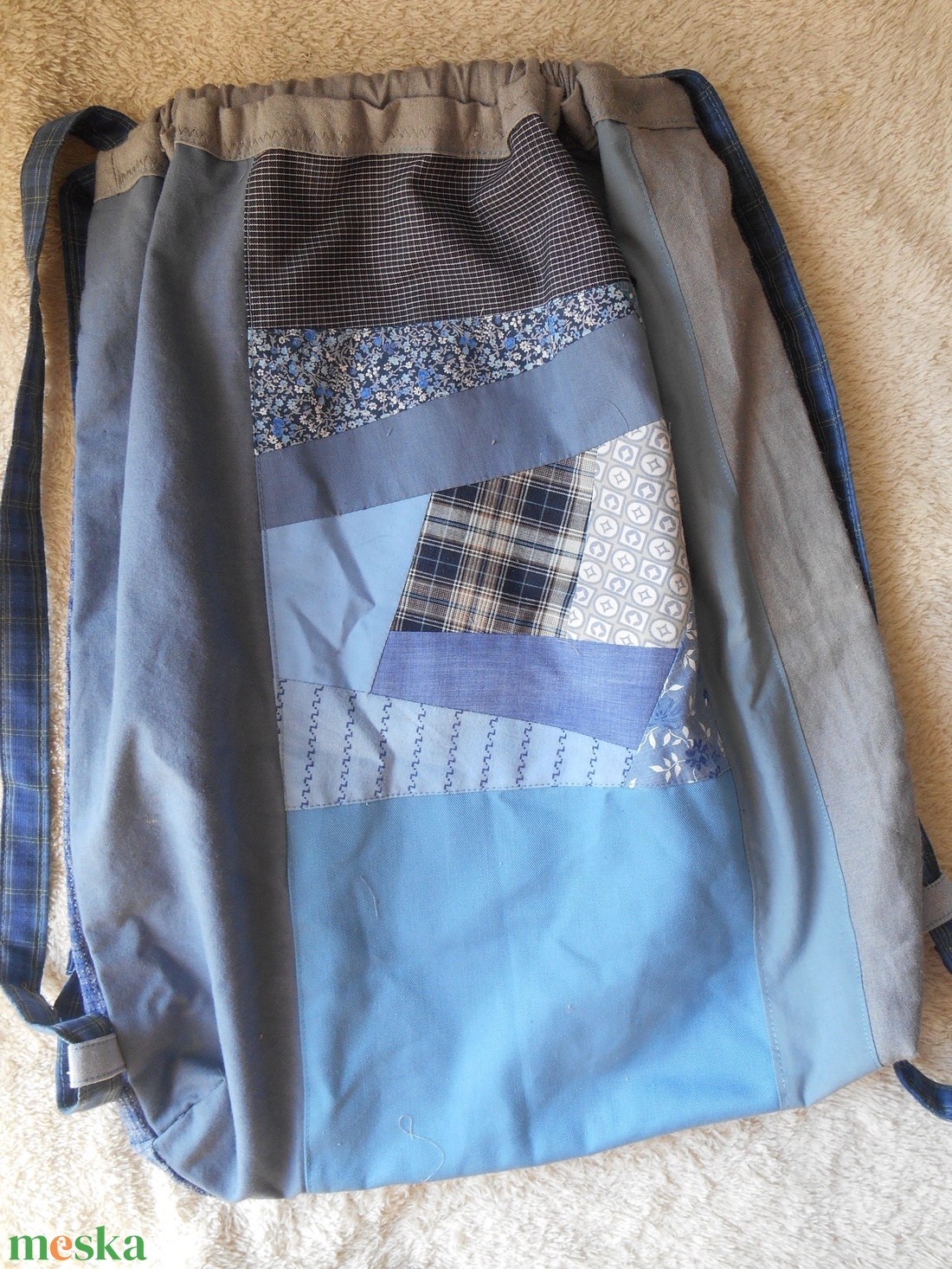 Könnyű hátizsák / hátitáska / összehúzható hátizsák/válltáska /többfunkciós táska - táska & tok - hátizsák - hátizsák - Meska.hu