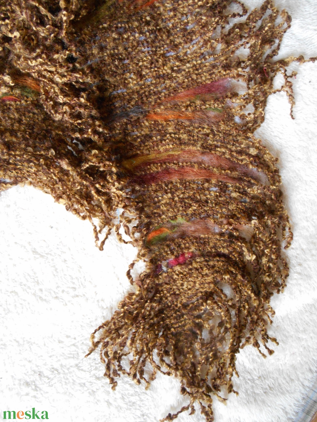 Tűnemezelt sál / különleges sál / nemezsál - ruha & divat - sál, sapka, kendő - vállkendő - Meska.hu