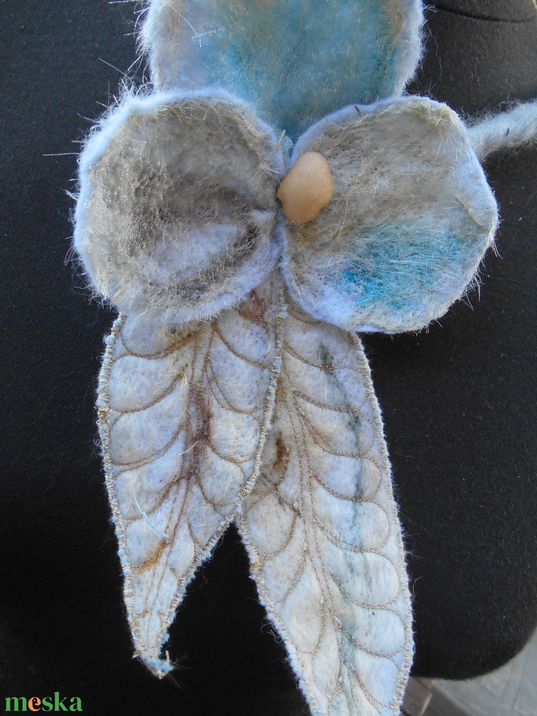 Nyaklánc / Nyakék/ Nemez nyakék / Jégvirág - ékszer - nyaklánc - hosszú nyaklánc - Meska.hu Nyaklánc / Nyakék/ Nemez nyakék / Jégvirág - ékszer - nyaklánc - hosszú nyaklánc - Meska.hu