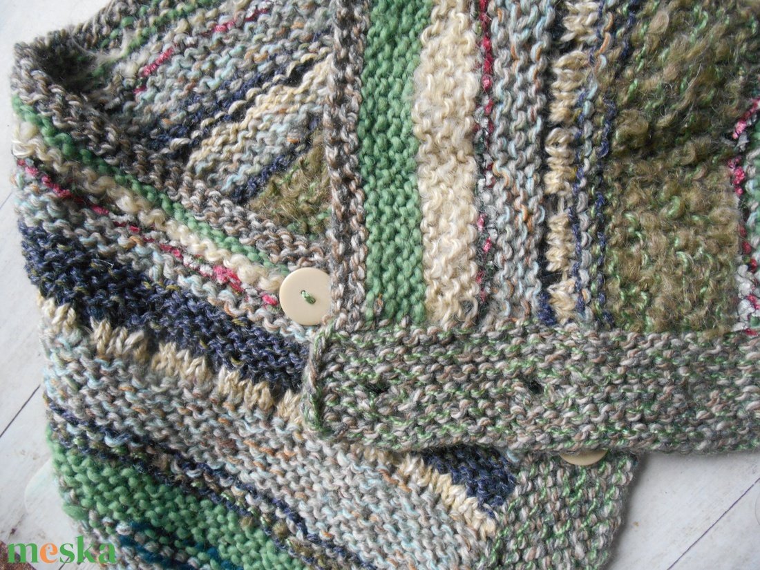 Gombolható kötött sál/ Különleges kötésű sál/ Swig sál/Sálkülönlegesség - ruha & divat - sál, sapka, kendő - sál - Meska.hu