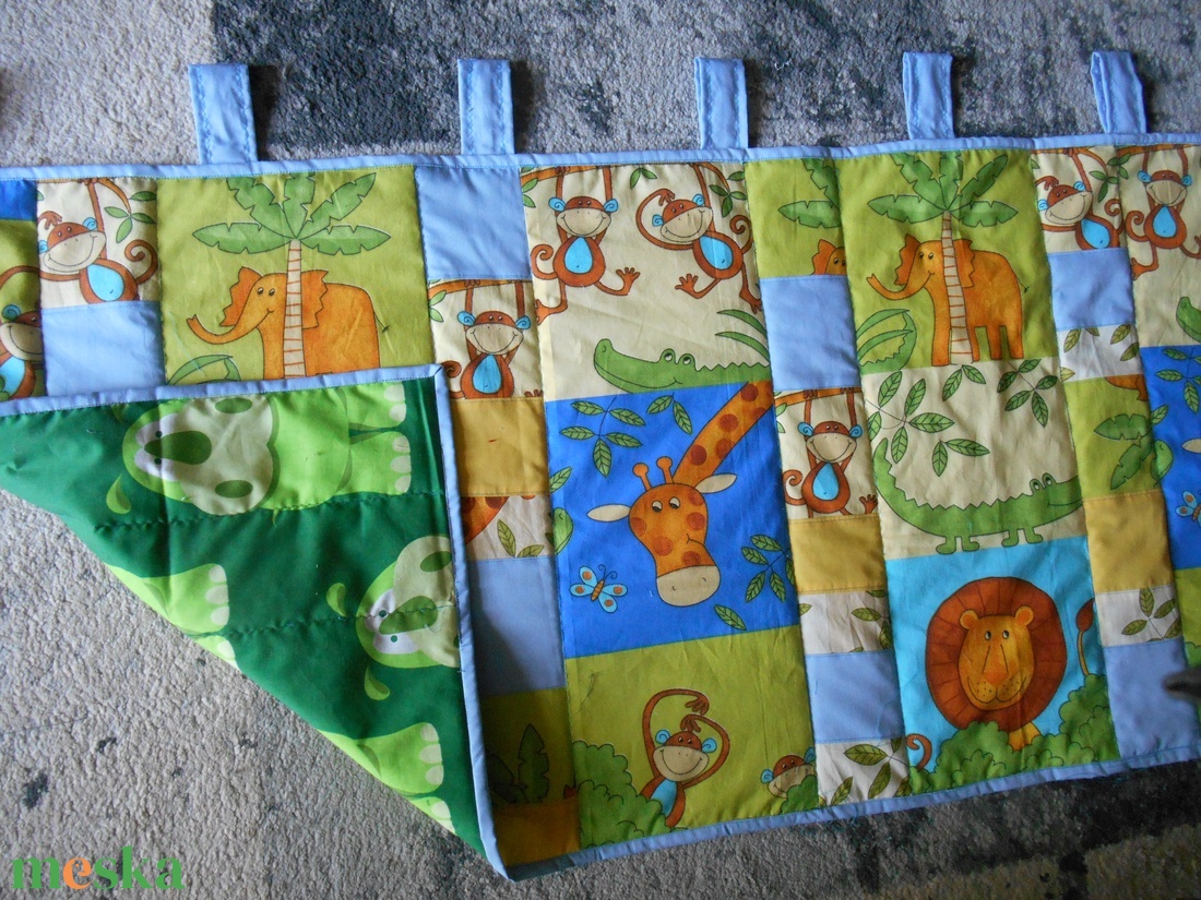 Falvédő/ Gyerekszoba/Állatos falvédő/Vidám falvédő/Zsiráfos/ Oroszlános/ Majmos - baba - mama - babaszoba dekoráció - falvédő gyerekszobába - Meska.hu
