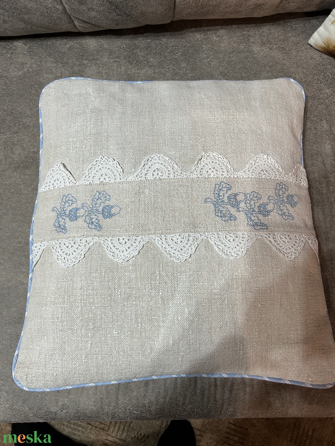 Díszpárna_vintage  - otthon & életmód - lakástextil - párna & párnahuzat - Meska.hu