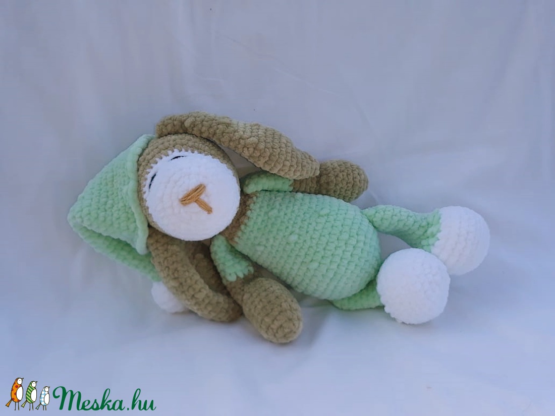 Alvó pizsamás kutyus, amigurumi -  - Meska.hu