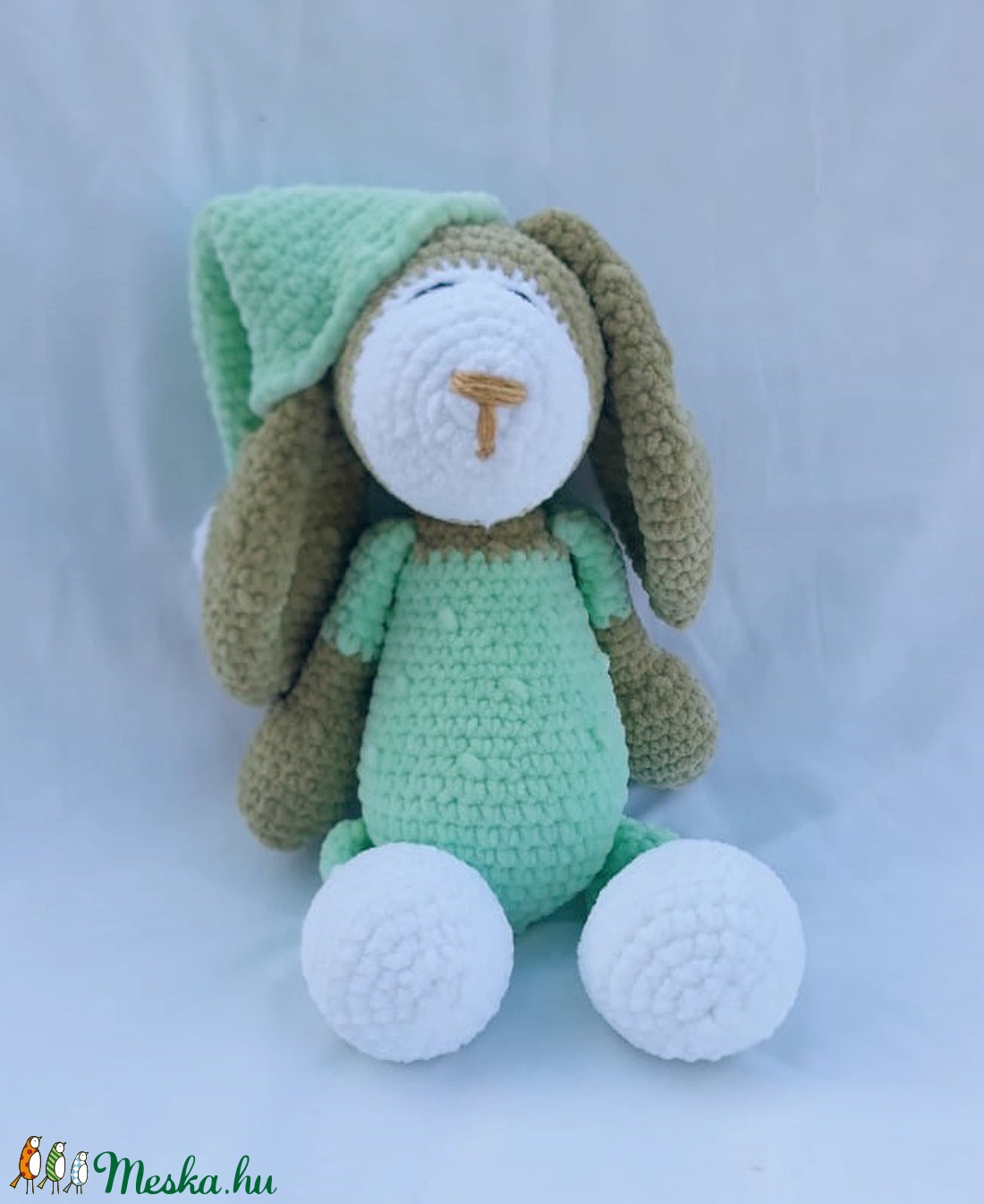 Alvó pizsamás kutyus, amigurumi -  - Meska.hu