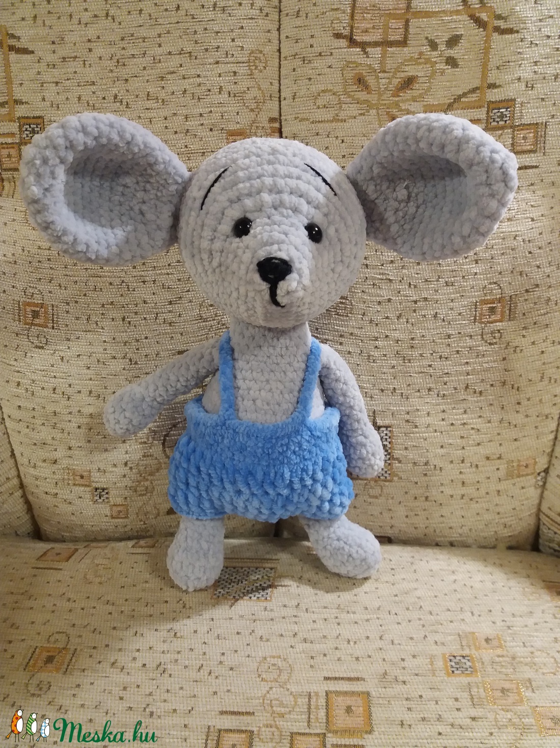 Cuki horgolt egér  -  - Meska.hu