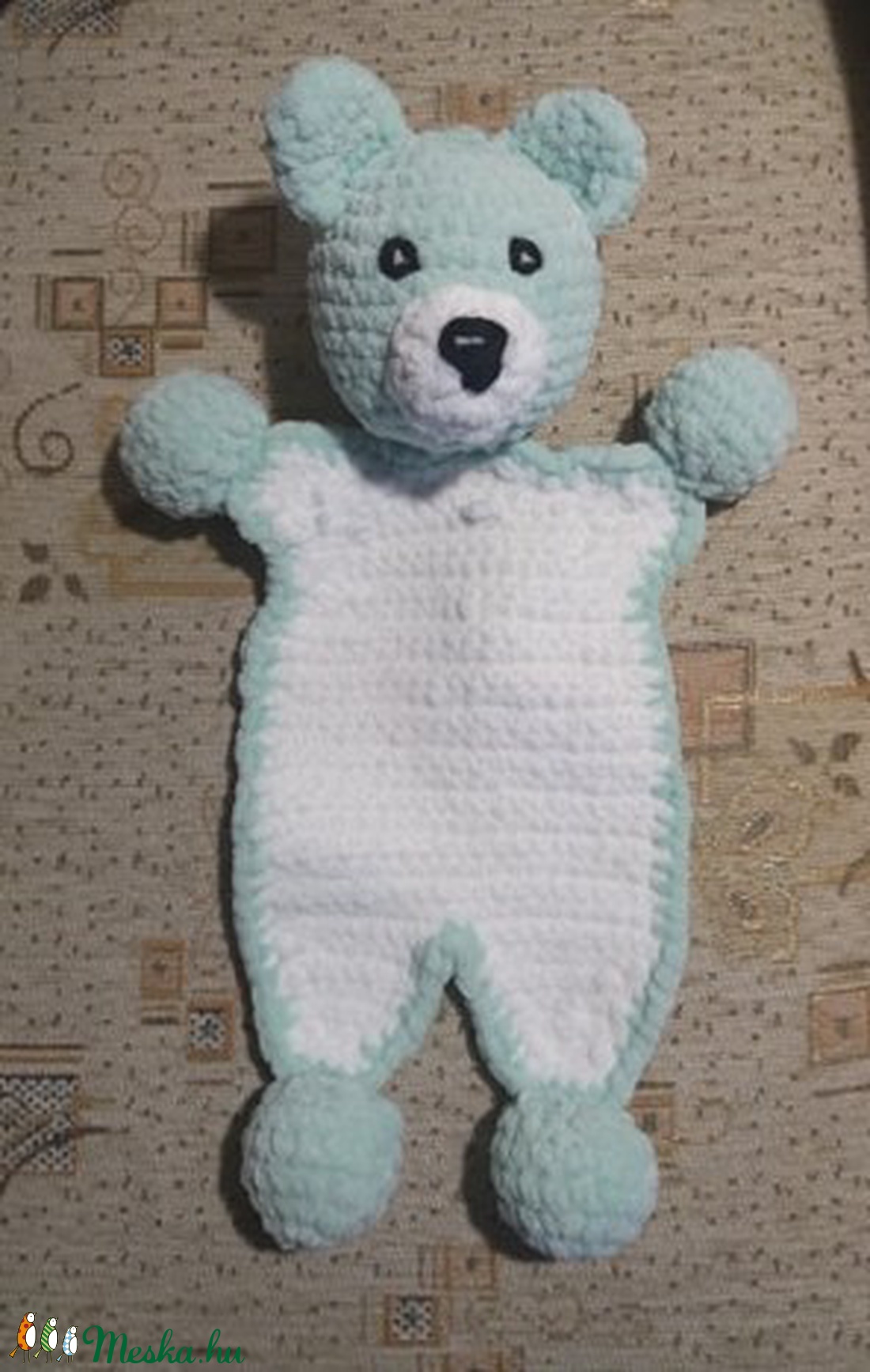 Macis szundikendő - játék & sport - 3 éves kor alattiaknak - alvóka & rongyi - Meska.hu